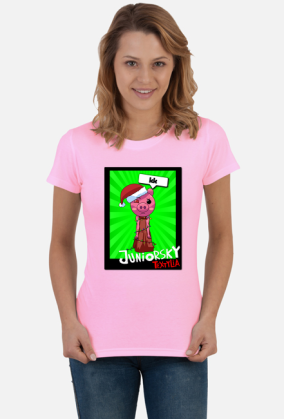 Koszulka Damska - Świąteczna Piggy