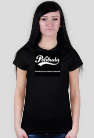 T-Shirt Polibuda Black Damska