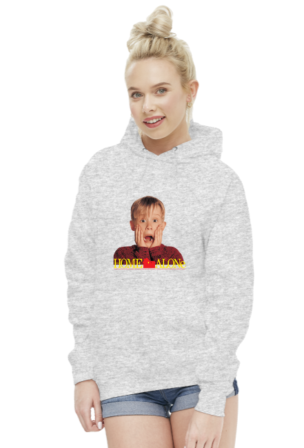 HOME ALONE - bluza damska z kapturem