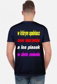 KOSZULKA MĘSKA ,,ŻYCZENIA DLA ANDRZEJA,,