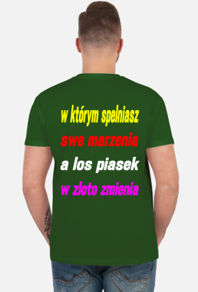 KOSZULKA MĘSKA ,,ŻYCZENIA DLA ANDRZEJA,,