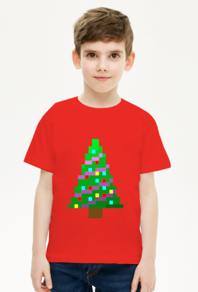 Koszulka Chłopięca Świąteczna Choinka
