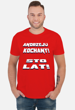 KOSZULKA MĘSKA ,,KOCHANY ANDRZEJU,,