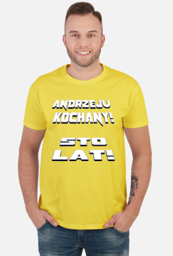 KOSZULKA MĘSKA ,,KOCHANY ANDRZEJU,,
