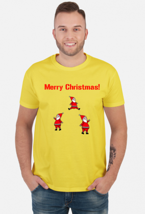 Koszulka Merry Christmas mikołaj