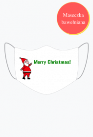 Maseczka Merry Christmas Mikołaj