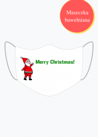 Maseczka Merry Christmas Mikołaj