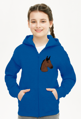 Bluza Your Horse- Gniady dziecięca, z kapturem