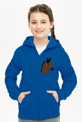 Bluza Your Horse- Gniady dziecięca, z kapturem