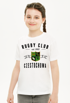 Koszulka RCC v2 biała/zielona dziewczynka