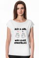 Koszulka Just A Girl Who Loves Chinchillas