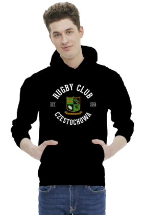 Bluza z kapturem RCC v1 czarna męska