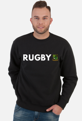 Bluza Rugby v1 czarna męska