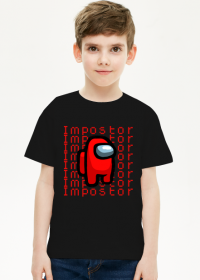Koszulka dziecięca - Impostor Among Us na prezent