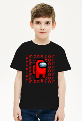Koszulka dziecięca - Impostor Among Us na prezent