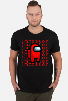 Koszulka męska Impostor - koszulka na prezent Among Us