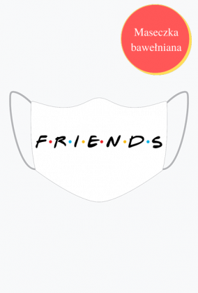FRIENDS, Przyjaciele, Maseczka bawełniana