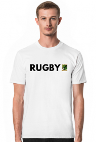 Koszulka Rugby v1 biała/szara męska