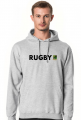 Bluza z kapturem Rugby v1 szara męska