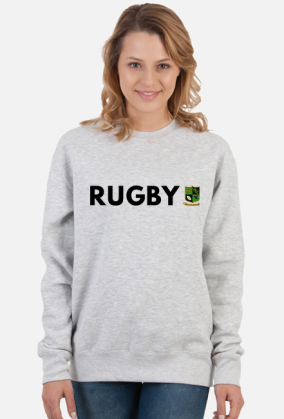 Bluza Rugby v1 biała/szara damska
