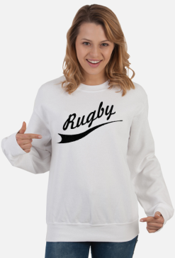 Bluza Rugby v2 biała/szara damska