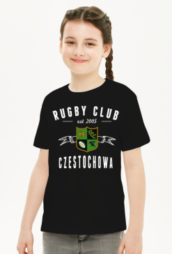 Koszulka RCC v2 czarna dziewczynka