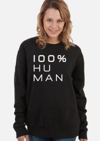 bluza damska z nadrukiem 100% human