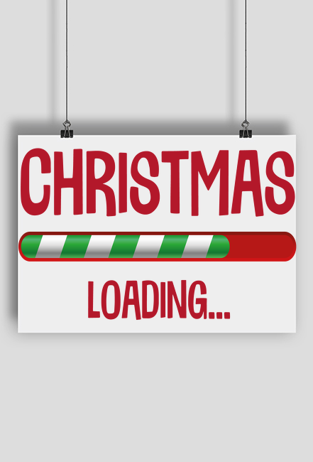 Tabliczka Christmas Loading