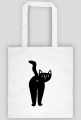 eco torba z nadrukiem czarny kot
