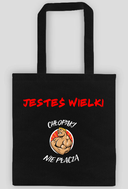 Czarna Torba "Jesteś Wielki"