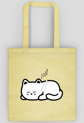 torba eco z kotkiem kawaii