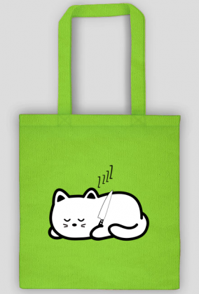 torba eco z kotkiem kawaii