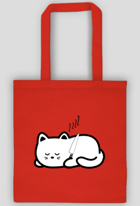 torba eco z kotkiem kawaii