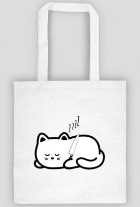 torba eco z kotkiem kawaii