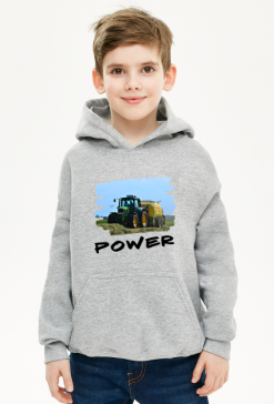 Bluza - traktor z prasą