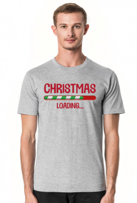 Koszulka Męska Christmas Loading
