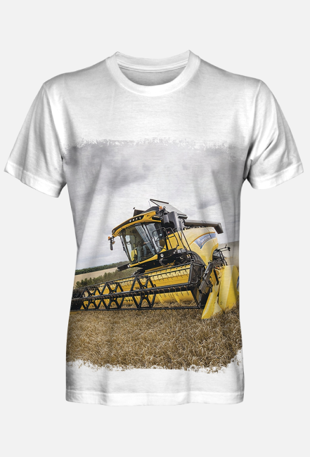 Koszulka FULLPRINT z kombajnem