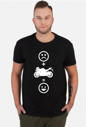 Motorbike makes happy (koszulka męska) jg