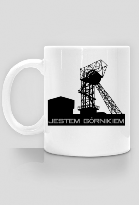 Kubek górnika JESTEM GÓRNIKIEM