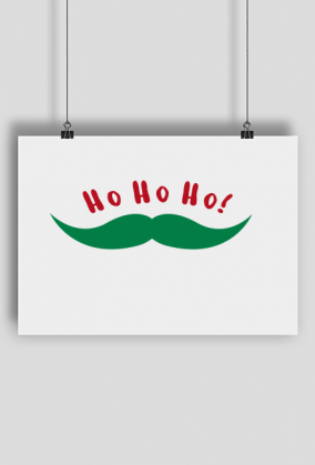 Ho Ho Ho Wąsy Mikołaja