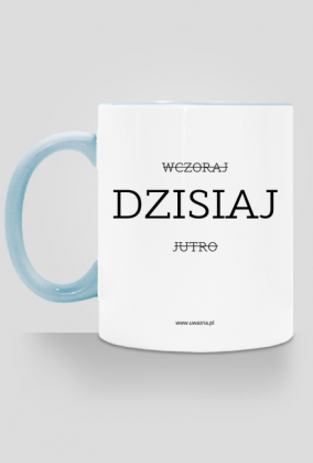 Uważny kubek - Wczoraj dzisiaj jutro - Kolor