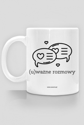 Uważny kubek - (U)ważne rozmowy - Biały