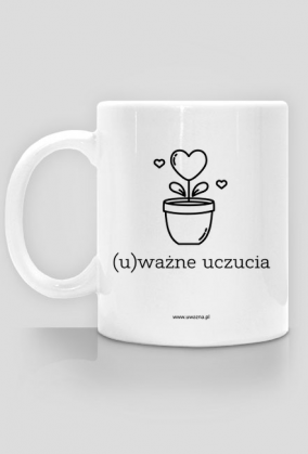 Uważny kubek - (U)ważne uczucia - Biały