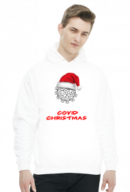 Bluza męska kangurka "Covid Christmas"