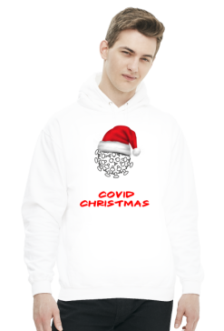 Bluza męska kangurka "Covid Christmas"