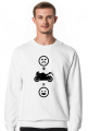 Motorbike makes happy (bluza męska klasyczna) cg