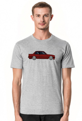 BMW serii 3 e30 bordowe koszulka