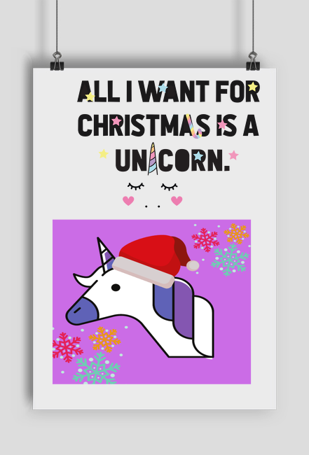 Tabliczka Świąteczna Unicorn