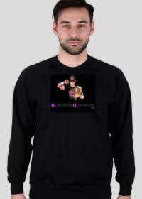 Black Wrestling-Universe Sweatshirt "Zack Ryder Cartoon"