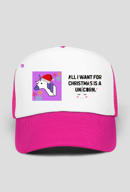 Świąteczna Czapka Unicorn